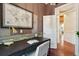 Comfortable home office with built-in desk, stylish decor, and inviting light fixtures at 4952 Steeplechase Ln, Hollywood, SC 29449