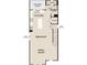 Kitchen floorplan including Gathering room, breakfast nook, and second story porch at 5114 Double Eagle Loop, Summerville, SC 29485
