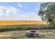 Fire pit in backyard overlooking the marsh at 561 Seaward Dr, Charleston, SC 29412