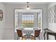 Charming dining nook featuring a bay window with scenic views, creating a peaceful dining experience at 561 Seaward Dr, Charleston, SC 29412
