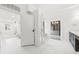 Open and airy bathroom with a walk-in closet and modern fixtures at 66 Warren St # Main House Only, Charleston, SC 29403