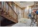 Unfinished basement featuring a staircase and ample open space for storage or customization at 68 W 9Th St # B, Folly Beach, SC 29439