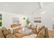 Inviting living room showcasing hardwood floors, recessed lighting, and a plush sofa with decorative pillows at 1049 Bradford Ave, Charleston, SC 29412