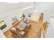Bright living room with high ceilings, hardwood floors, and stylish decor offers a welcoming space at 1049 Bradford Ave, Charleston, SC 29412