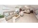 Large bonus room with lounge, sleeping area, and toy car collection displayed on shelves at 105 Kirkhaven Ct, Goose Creek, SC 29445
