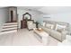 Bonus room with a leather sofa, dresser, and stairs to the other floor at 105 Kirkhaven Ct, Goose Creek, SC 29445