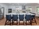 Spacious kitchen with stainless steel appliances and seating at 105 Kirkhaven Ct, Goose Creek, SC 29445