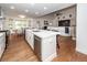 Open kitchen featuring stainless steel appliances, and an island with a sink at 105 Kirkhaven Ct, Goose Creek, SC 29445