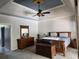 Bedroom with a comfortable bed, a ceiling fan, and a set of drawers at 130 Delaney Cir, Summerville, SC 29485