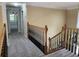 Hallway with view into multiple rooms and decorative railing at 130 Delaney Cir, Summerville, SC 29485
