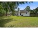 A well-maintained backyard with a lush lawn, privacy fence, and partial view of the home at 1341 Belle Grove Cir, Hanahan, SC 29410