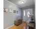Welcoming entryway featuring hardwood floors, console table, and artwork on the wall at 1341 Belle Grove Cir, Hanahan, SC 29410