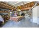 Spacious garage with work area, laundry hookups, and ample storage at 14 Newark Ave, Goose Creek, SC 29445