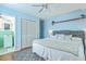 Spacious main bedroom with en-suite access, plenty of light, and hardwood floors at 1421 Fairfield Ave, Charleston, SC 29407