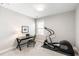 Bedroom featuring a laptop-ready desk setup and fitness equipment at 1562 Charming Nancy Rd, Charleston, SC 29412
