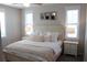 Bright bedroom with a large bed, white furniture, and windows, creating a relaxing and inviting space at 1651 Indy Dr, North Charleston, SC 29405