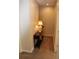 Cozy hallway featuring an decorative console table with drawers and a lamp, creating a warm and inviting space at 1651 Indy Dr, North Charleston, SC 29405