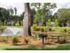 Community park area featuring a pond and a picnic table at 1652 Siloh Ln # 474, Mount Pleasant, SC 29466