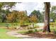 Community park featuring walking trail and seating at 1652 Siloh Ln # 474, Mount Pleasant, SC 29466