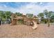 The community playground is complete with multiple features for children to enjoy in a safe environment at 1652 Siloh Ln # 474, Mount Pleasant, SC 29466