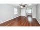 Empty bedroom featuring hardwood floors and bright natural light at 2001 Baltusrol Ct, Summerville, SC 29483