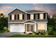 Charming two-story home with a two-car garage, beautiful landscaping, and a welcoming front porch at 211 W Bradford Pointe Dr Dr, Summerville, SC 29483