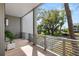 Relaxing porch area with stylish railings and a view of the neighborhood at 2138 Boatwright Rd, Johns Island, SC 29455