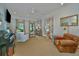 Spacious living room with fireplace and cozy seating at 22 Fairhope Rd, Mount Pleasant, SC 29464