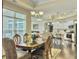 Spacious dining room leads to the kitchen and living room at 222 Stone Village Cir, Summerville, SC 29486