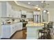 Beautiful kitchen boasts stainless steel appliances, granite countertops and a spacious island at 222 Stone Village Cir, Summerville, SC 29486