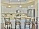Kitchen with stainless appliances, granite counters, and seating at the island at 222 Stone Village Cir, Summerville, SC 29486