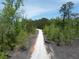 A long, winding driveway leads up to a private and secluded property in the countryside at 254 Nelson Farm Ln, Cross, SC 29436