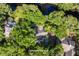 Aerial view of home surrounded by lush trees and foliage at 2766 Old Oak Walk, Seabrook Island, SC 29455