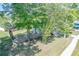 An elevated view of a fenced-in yard and tree coverage showing yard size and privacy at 2920 Newport Pl, North Charleston, SC 29420