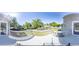 A white wood deck overlooks a well-maintained lawn and a surrounding fence creating private outdoor space at 2920 Newport Pl, North Charleston, SC 29420