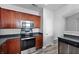 Stylish kitchen with stainless steel appliances and wood-look flooring at 344 Flyway Rd, Goose Creek, SC 29445