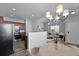 Inviting kitchen and living space with modern lighting and coordinated decor at 344 Flyway Rd, Goose Creek, SC 29445