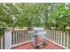 Outdoor deck with stainless grill and expansive backyard view at 3567 Somerset Hills Ct, Mount Pleasant, SC 29466