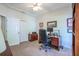 Functional office space with closet, neutral carpet, and good natural light at 3567 Somerset Hills Ct, Mount Pleasant, SC 29466