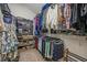 A spacious walk-in closet with shelving and rods for optimal storage solutions at 3567 Somerset Hills Ct, Mount Pleasant, SC 29466