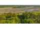 Beautiful aerial view of a home nestled amongst trees and waterways in a scenic marsh at 4386 Park Island Rd, Hollywood, SC 29449