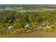 Scenic aerial view of the homes surrounded by lush forest and waterways with river and creeks at 4386 Park Island Rd, Hollywood, SC 29449