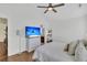 A bright main bedroom with an en suite bathroom at 5033 Carrington Ct, Summerville, SC 29485