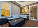 Cozy outdoor patio area with comfortable seating and a modern fire pit at 5033 Carrington Ct, Summerville, SC 29485