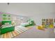 Playful room showcases two twin beds, colorful decor, and natural lighting at 554 Tranquil Waters Way, Summerville, SC 29486