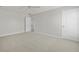 Neutral bedroom with carpet, ceiling fan, and white trim at 554 Tranquil Waters Way, Summerville, SC 29486