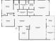 Floor plan showing layout of living room, bedrooms, kitchen, and balcony in home at 5554 Colonial Chatsworth Cir, North Charleston, SC 29418