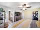 Stylishly furnished main bedroom with connecting bathroom and walk-in closet at 571 Mclernon, Johns Island, SC 29455