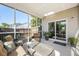 Inviting patio with comfortable seating, ideal for outdoor relaxation and entertaining with serene backyard view at 7601 Stargazer Dr, Hanahan, SC 29410
