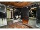 Interior view showing fire damage and the need for extensive repair and restoration to the building at 813 W 1St North St, Summerville, SC 29483